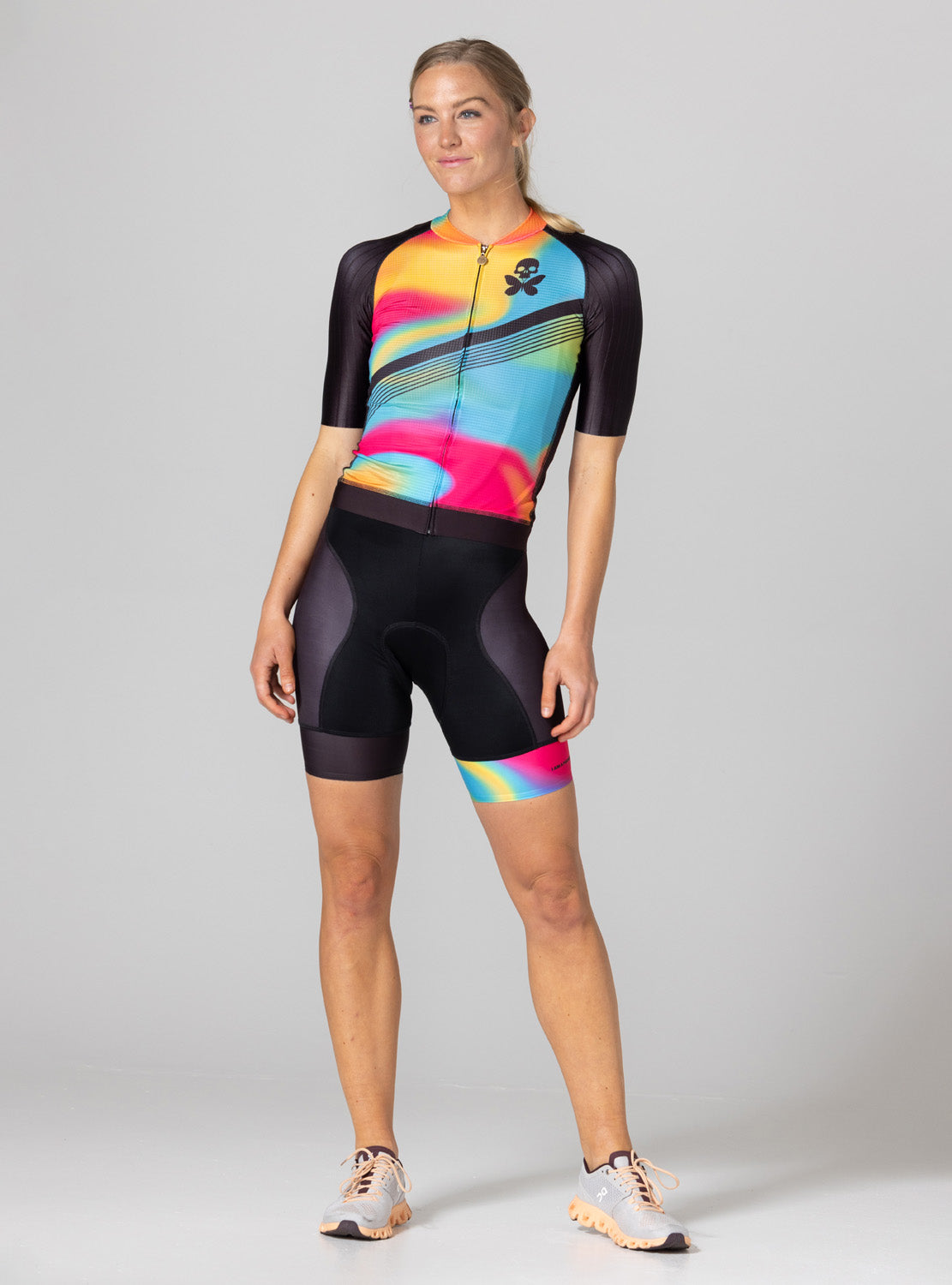 betty designs womens unicorn cycle jersey cycle bib short