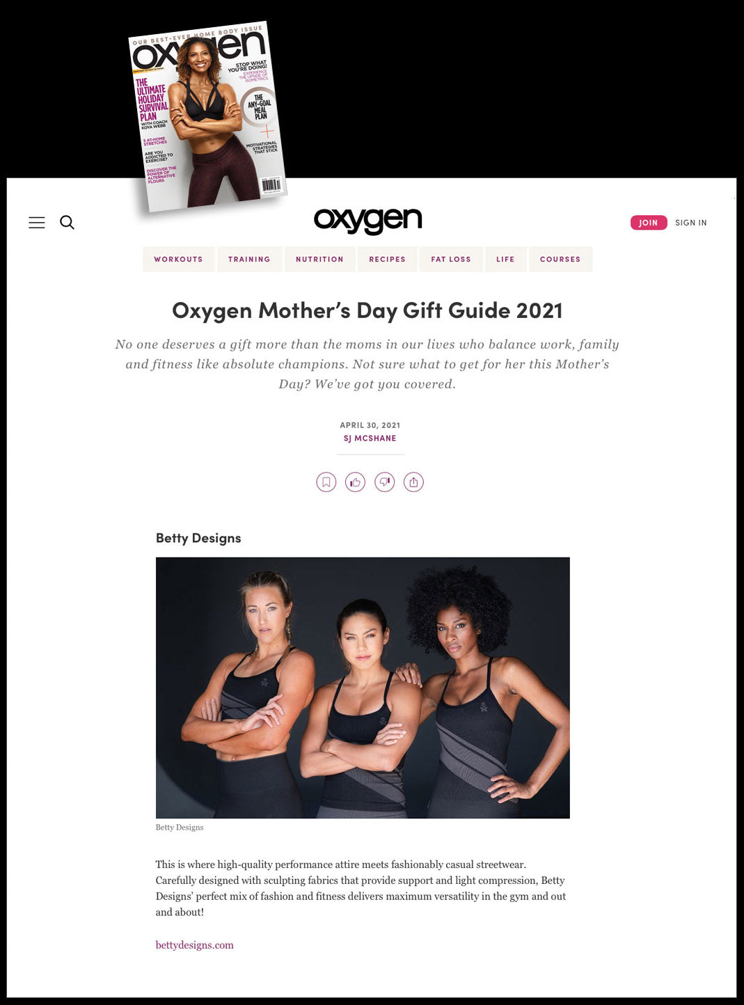 BDLAB FEATURED IN THE OXYGEN MOTHER'S DAY GIFT GUIDE 2021