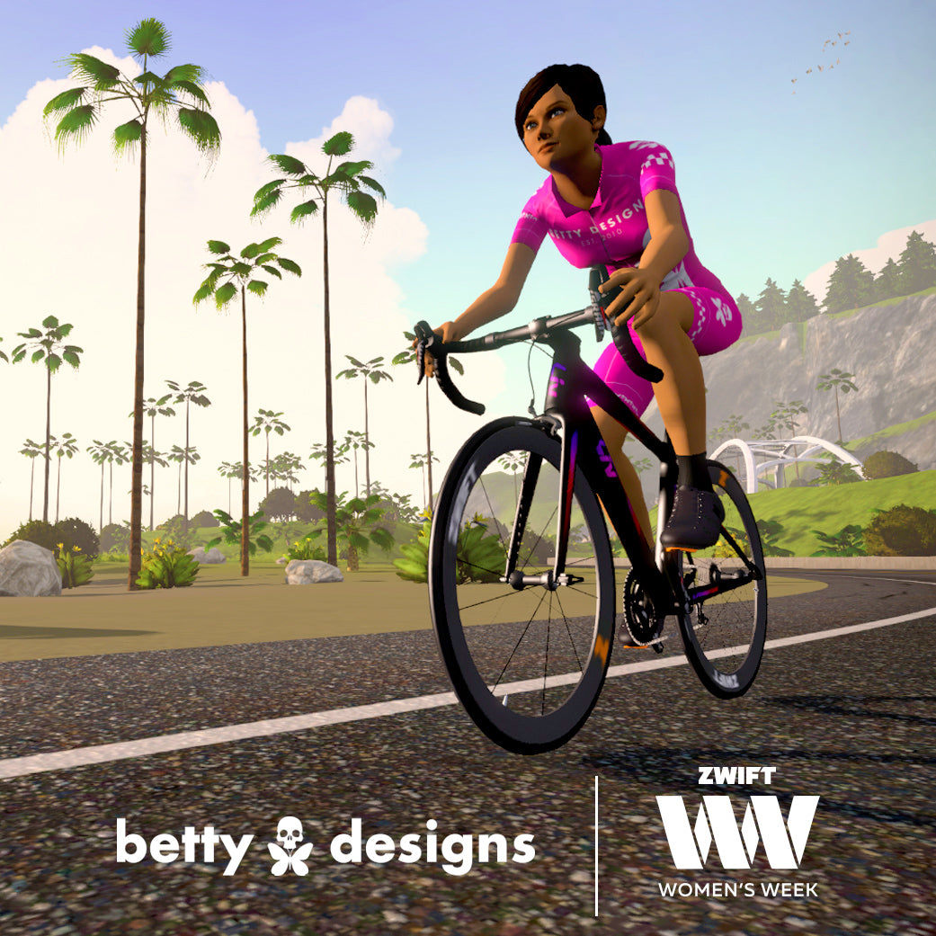 BETTY DESIGNS TEAMS UP WITH ZWIFT FOR VIRTUAL TRAINING + STYLE