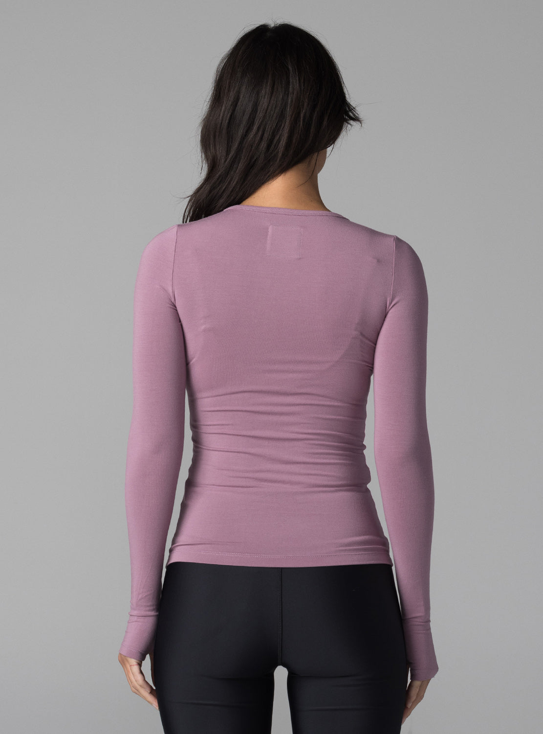 betty designs womens BDlab Long Sleeve Crew Lilac – Betty Designs