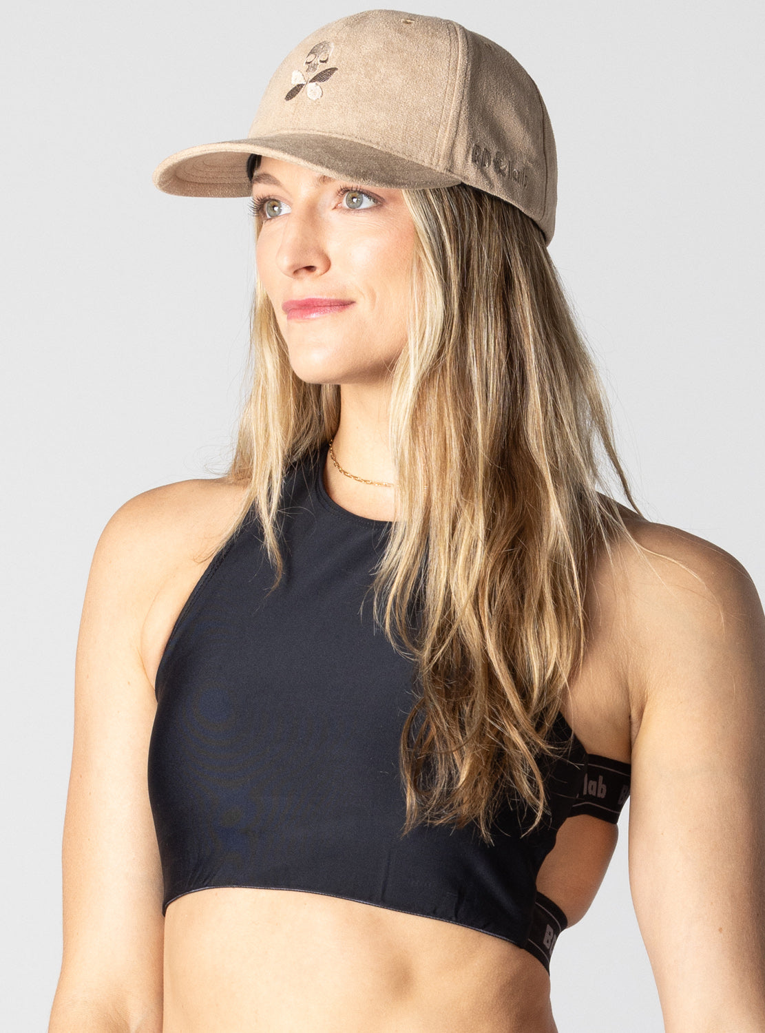 betty designs BDlab suede cap for women