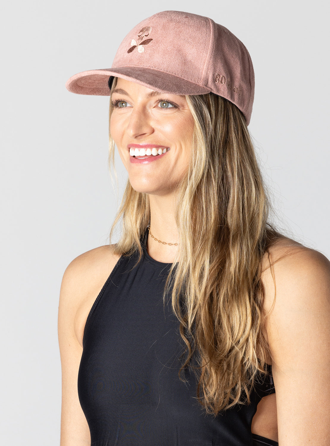 betty designs BDlab suede cap for women