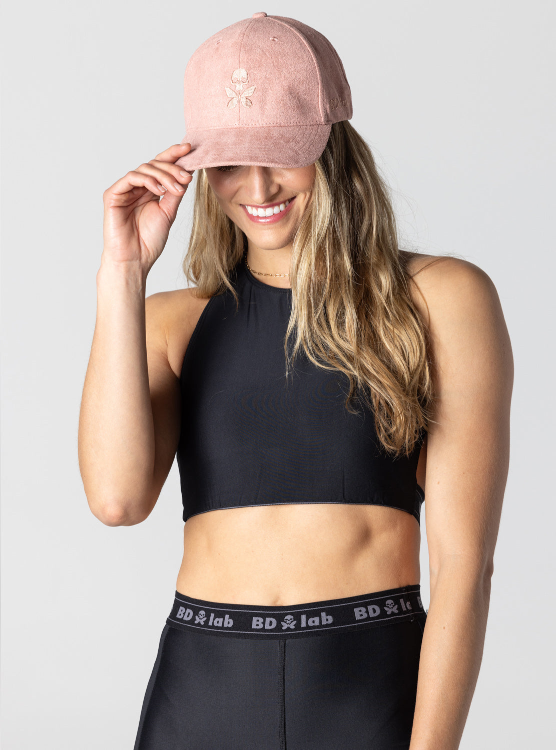 betty designs BDlab suede cap for women