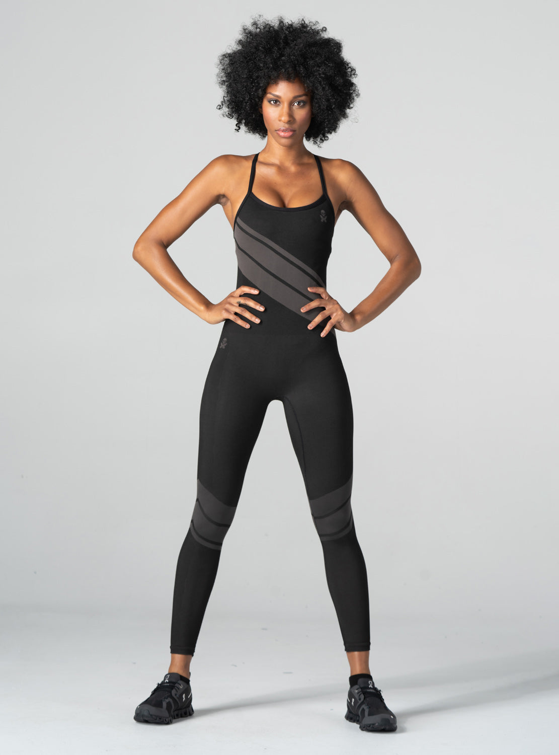 betty designs seamless yoga onesie for women