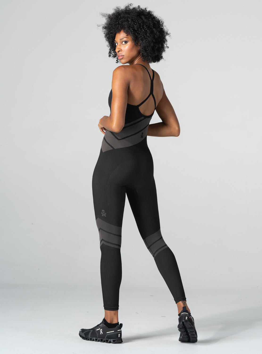 betty designs seamless yoga onesie for women