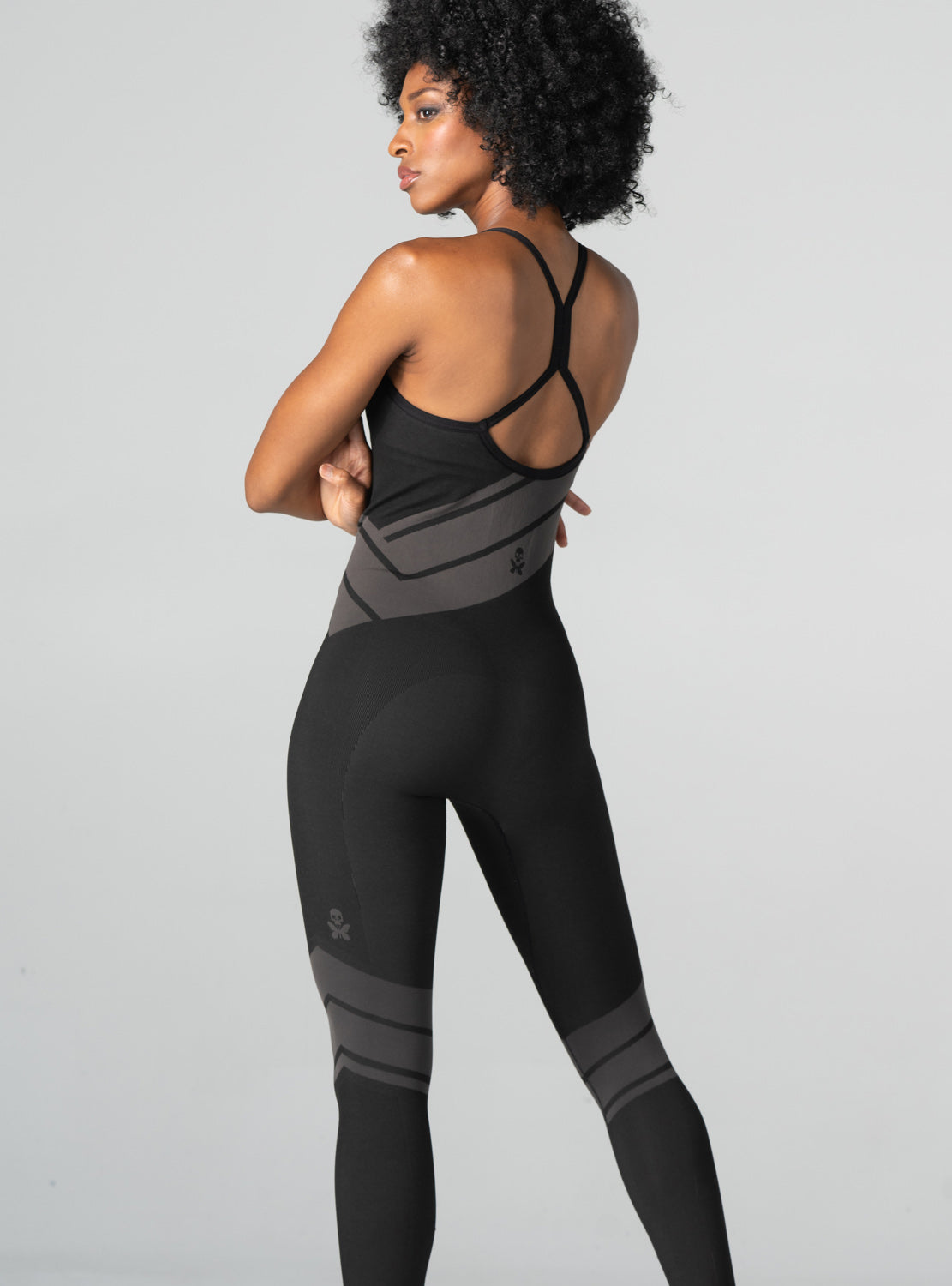 betty designs seamless yoga onesie for women