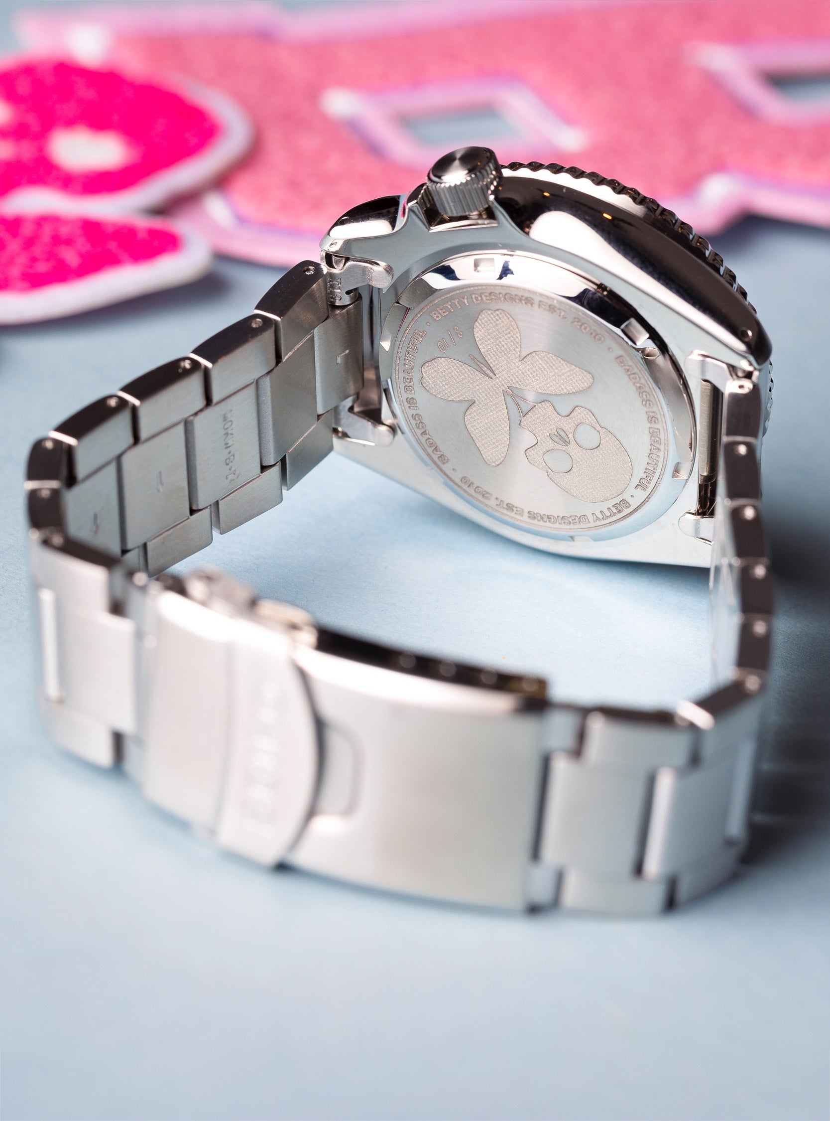 betty designs seiko watch collaboration