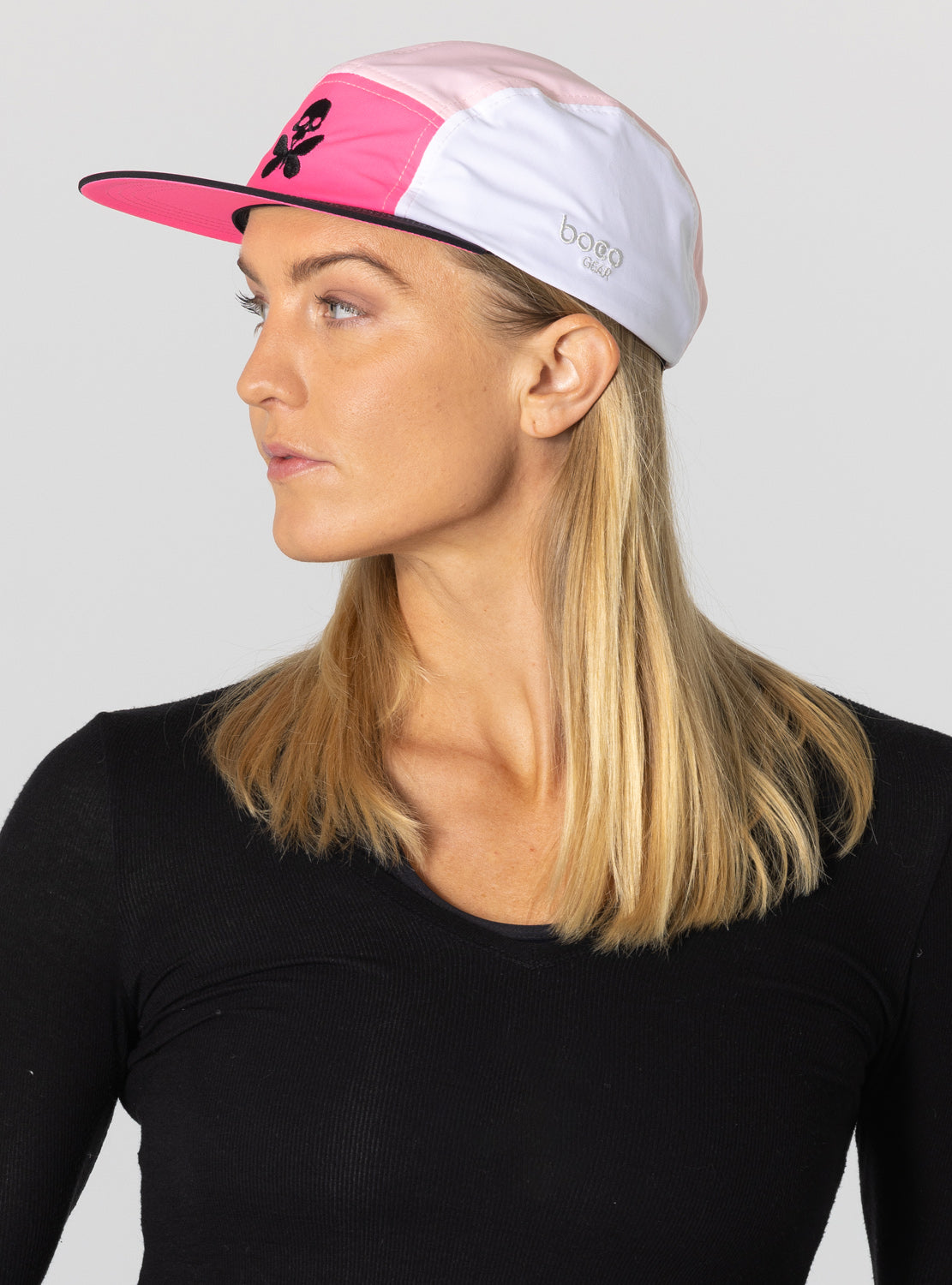 betty designs signature 5 panel run camp hat