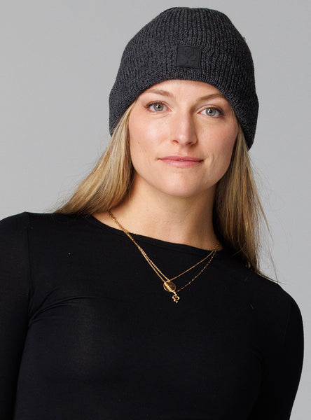 ?Bettina Beanie Charcoal colored Bettina | Accessories | Bettina Beanie Charcoal Colored  main image 4