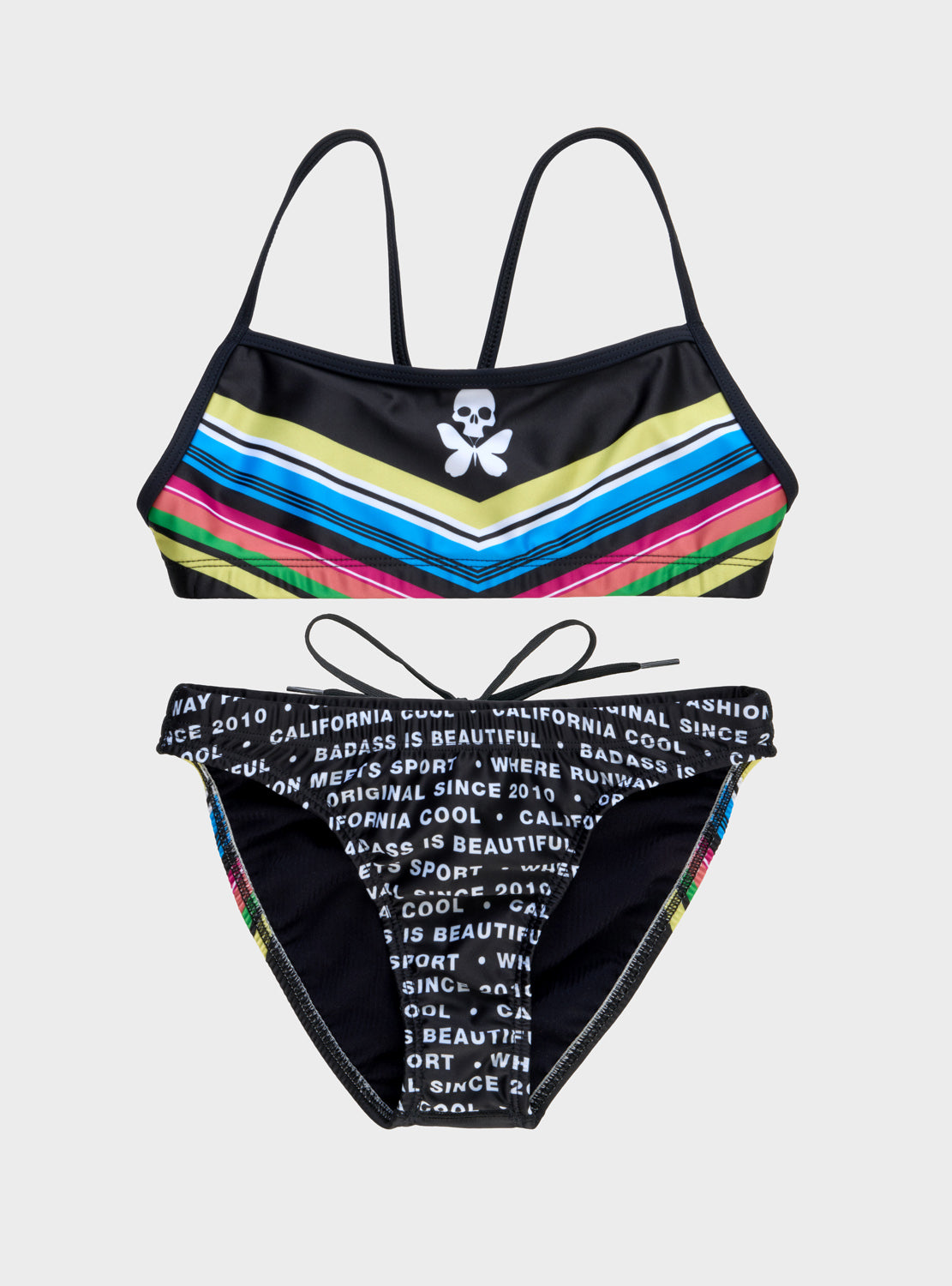 betty designs chevron performance bikini for women