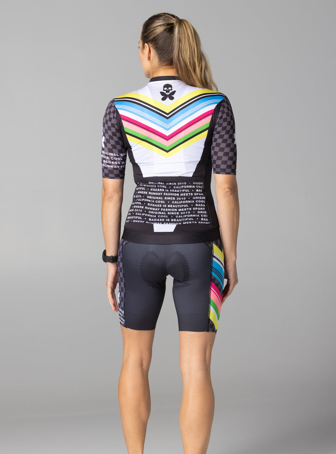 betty designs chevron cycling jersey for women