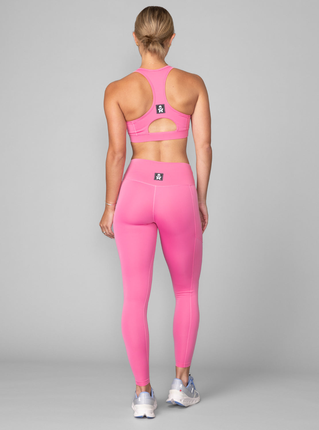 betty designs pink run fitness yoga tight for women