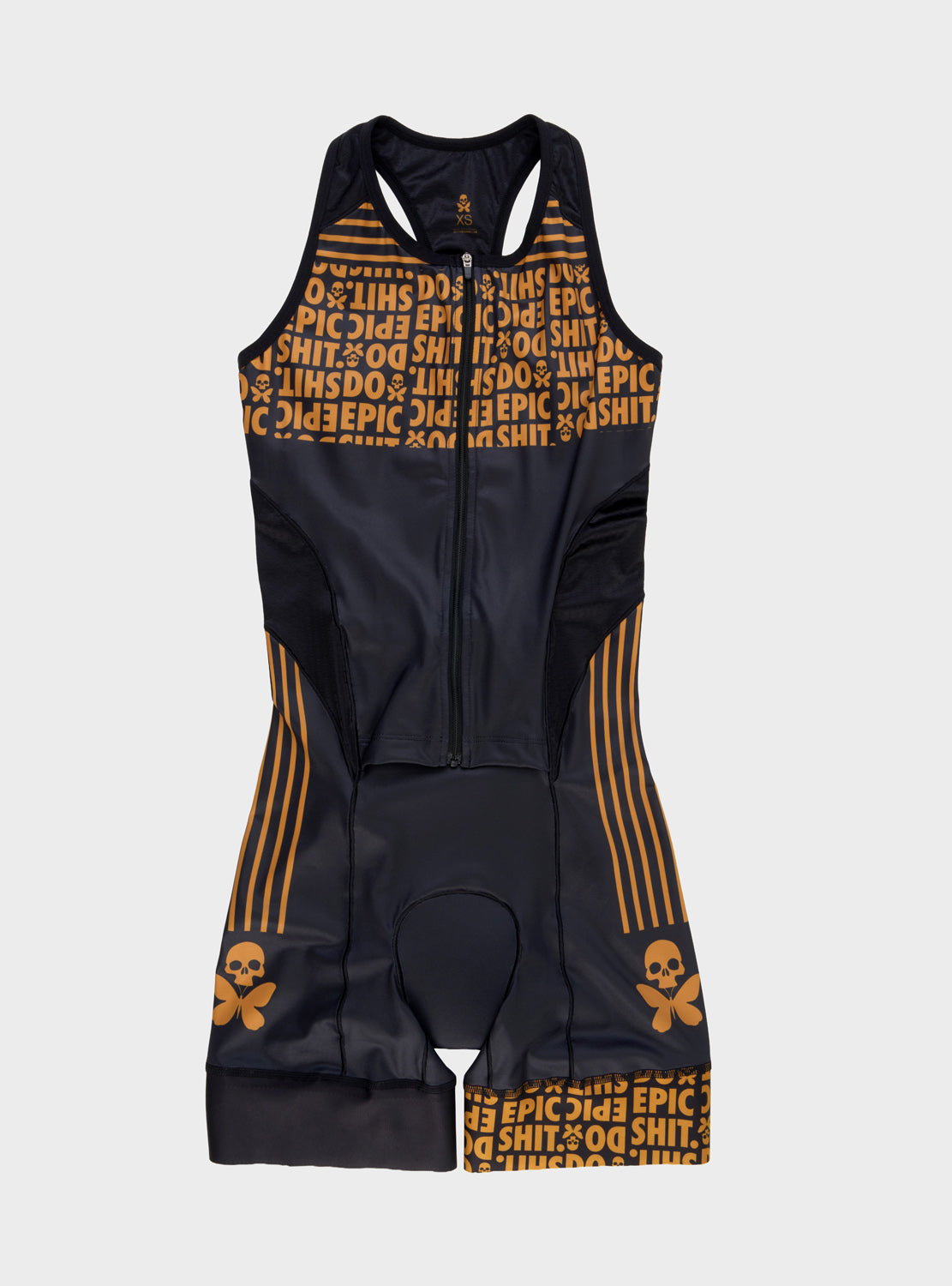 betty designs womens Do Epic Shit Sleeveless Trisuit – Betty Designs