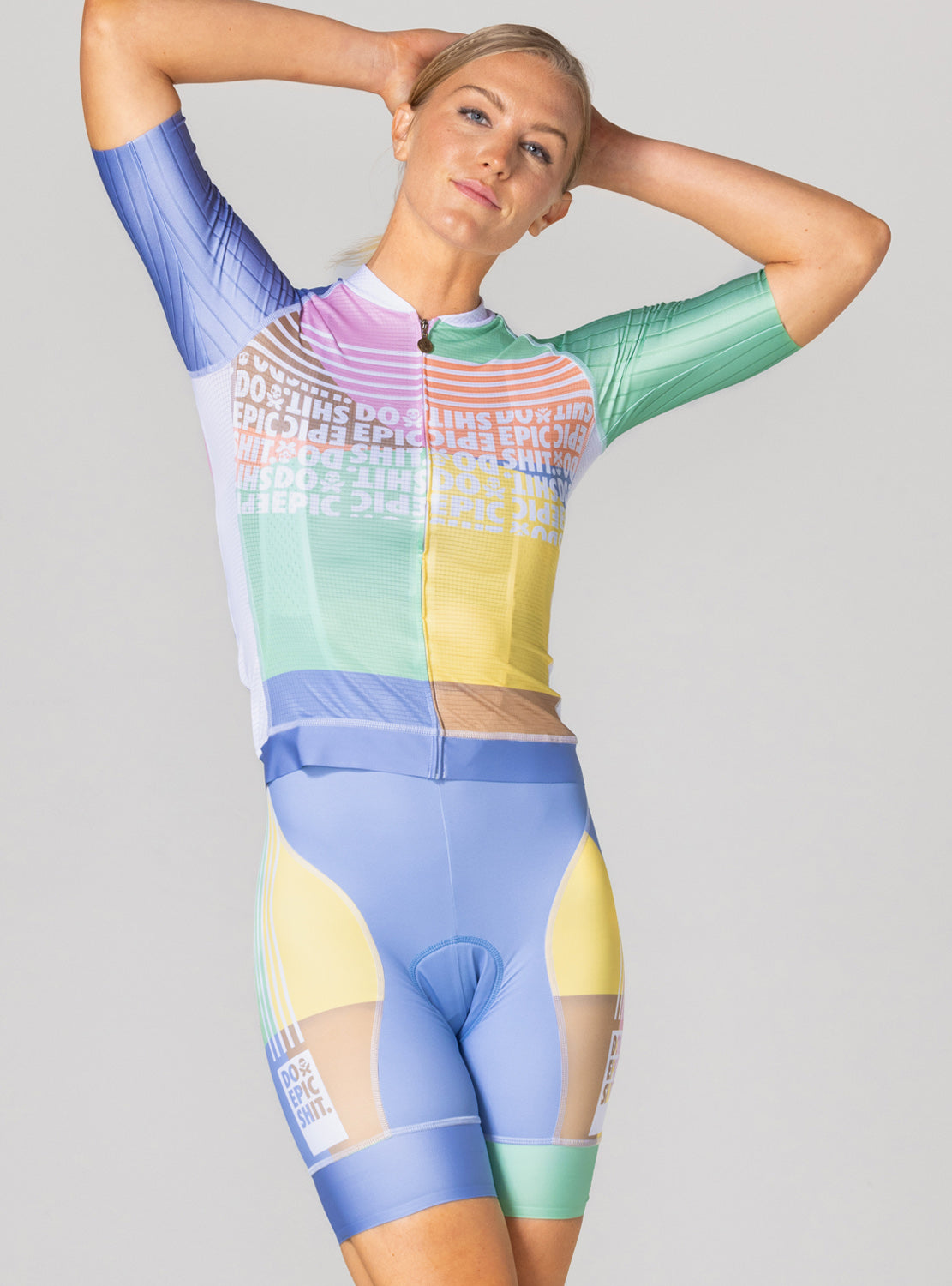 betty designs do epic shit womens cycling jersey cycling short