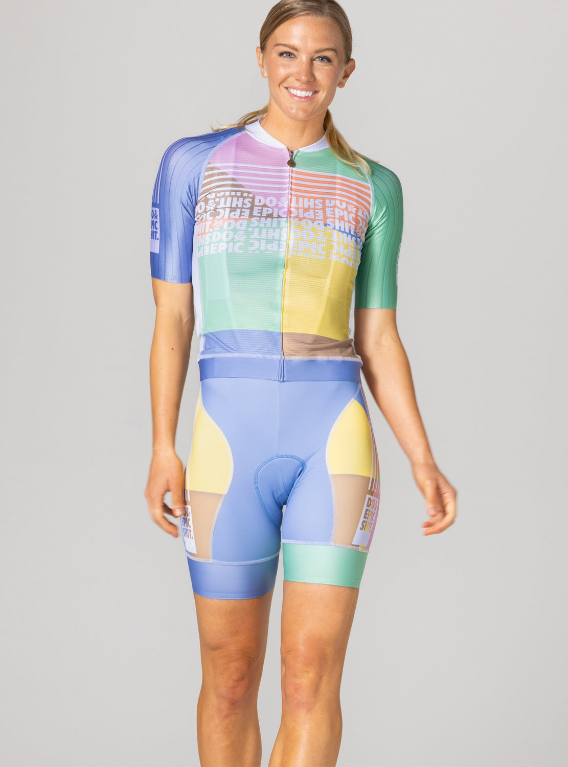betty designs do epic shit womens cycling jersey cycling short