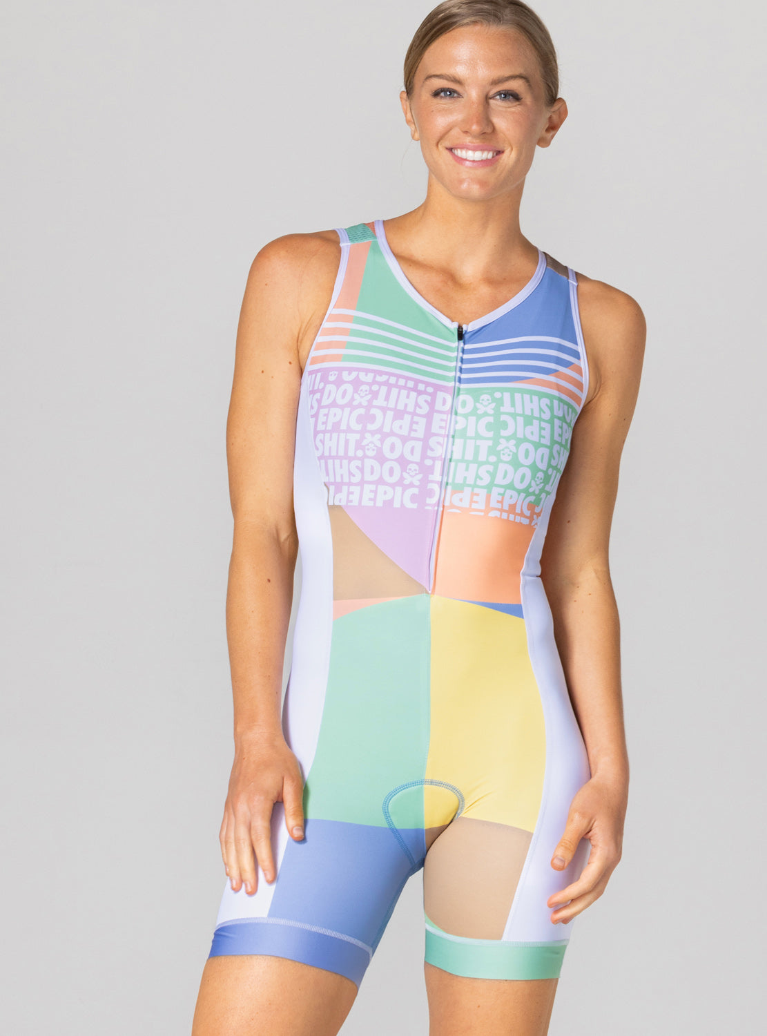 betty designs do epic shit womens sleeveless tri suit