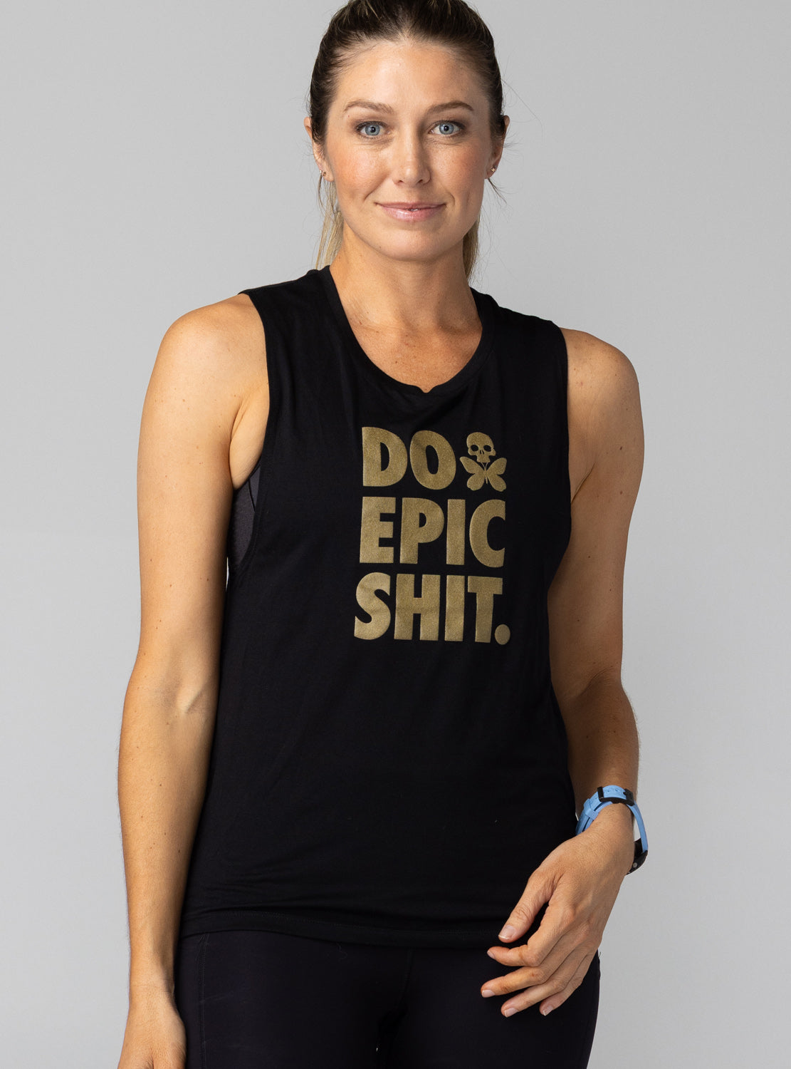 betty designs do epic shit casual tank for women