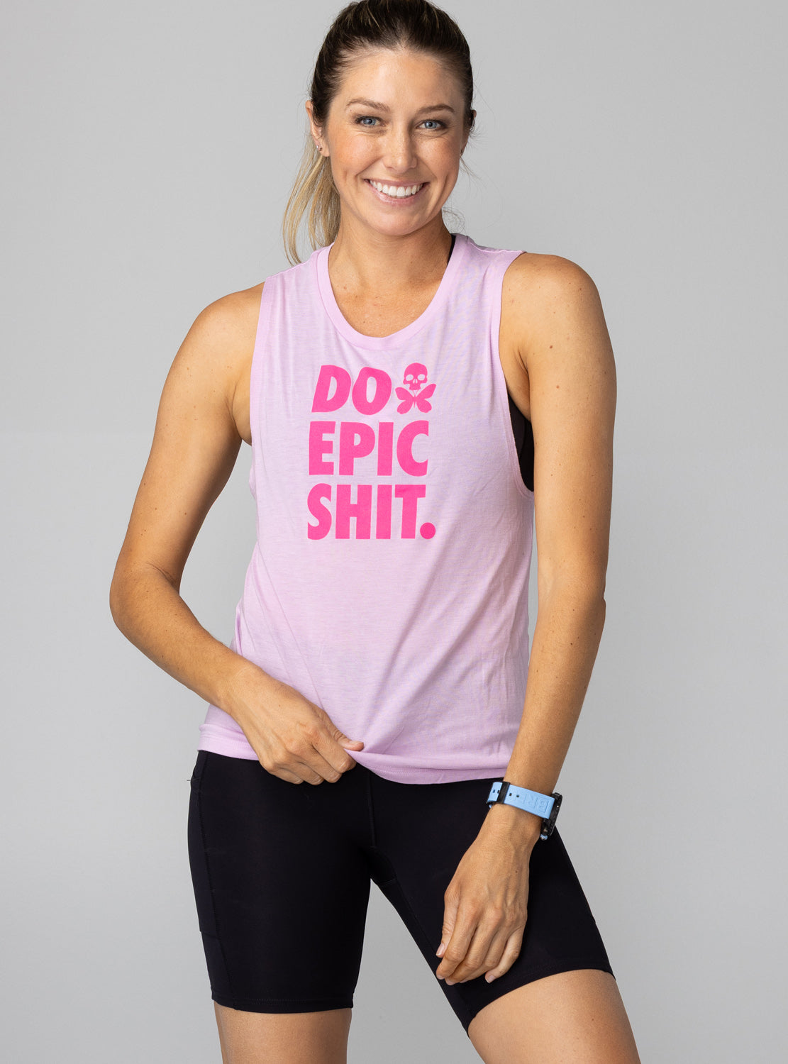 betty designs do epic shit casual tank for women