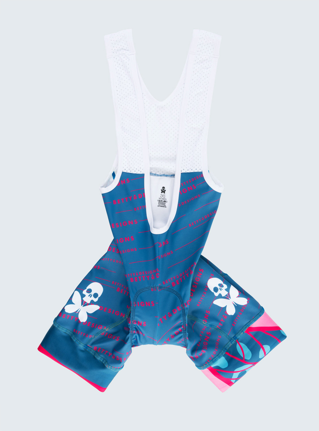 betty designs fantasy tropical cycling bib short for women