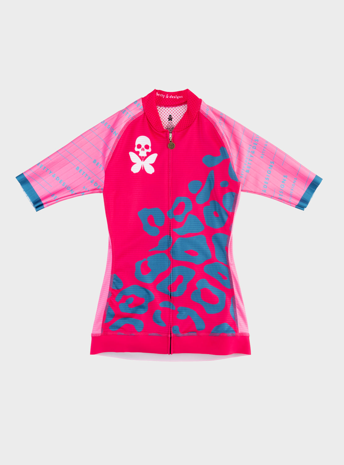betty designs fantasy tropical cycling jersey for women