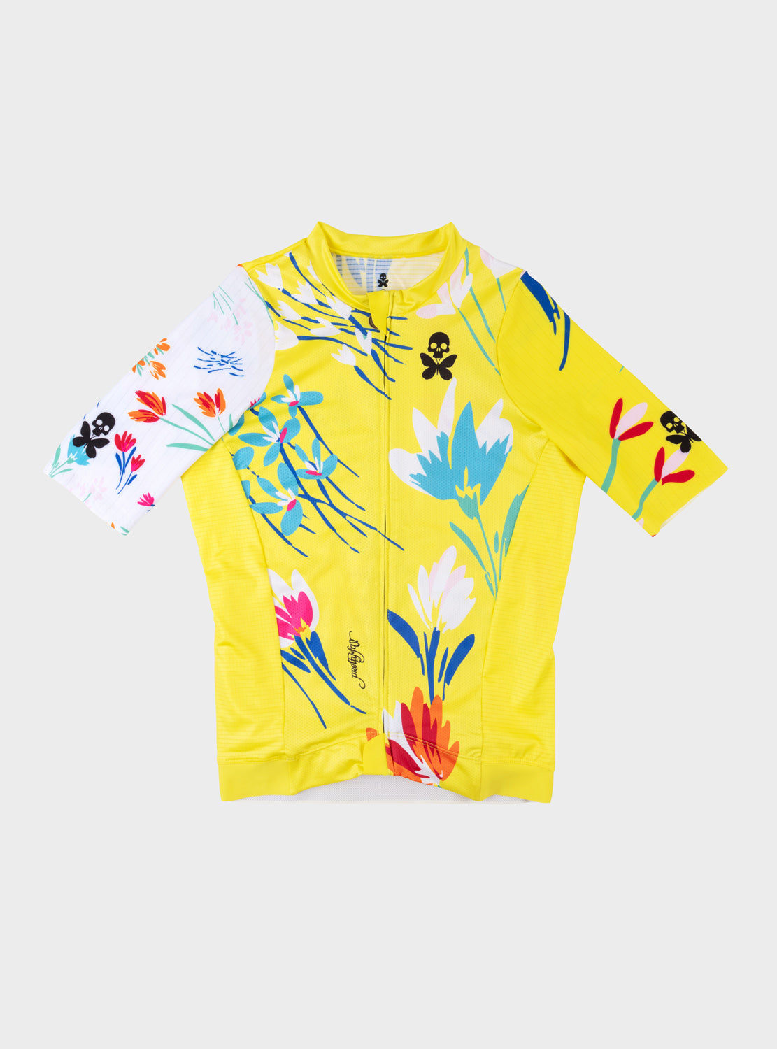 betty designs floraltopia cycling jersey for women