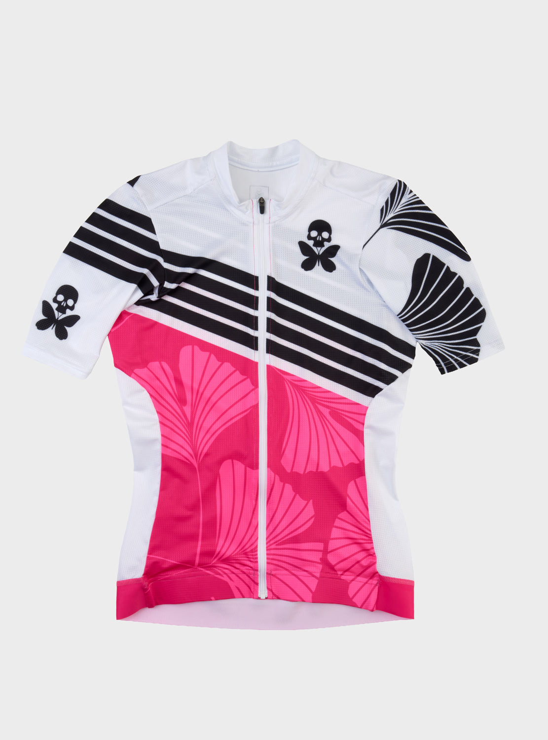betty designs ginkgo cycle jersey and cycle bib short for women