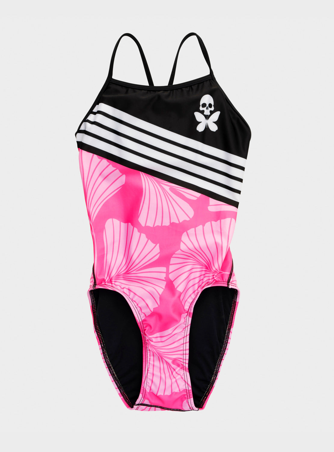 betty designs Ginkgo Sexy Back Swimsuit Neon Pink / Fuchsia / Black / White / 38 betty designs Ginkgo Sexy Back Swimsuit Neon Pink / Fuchsia / Black / White / 38