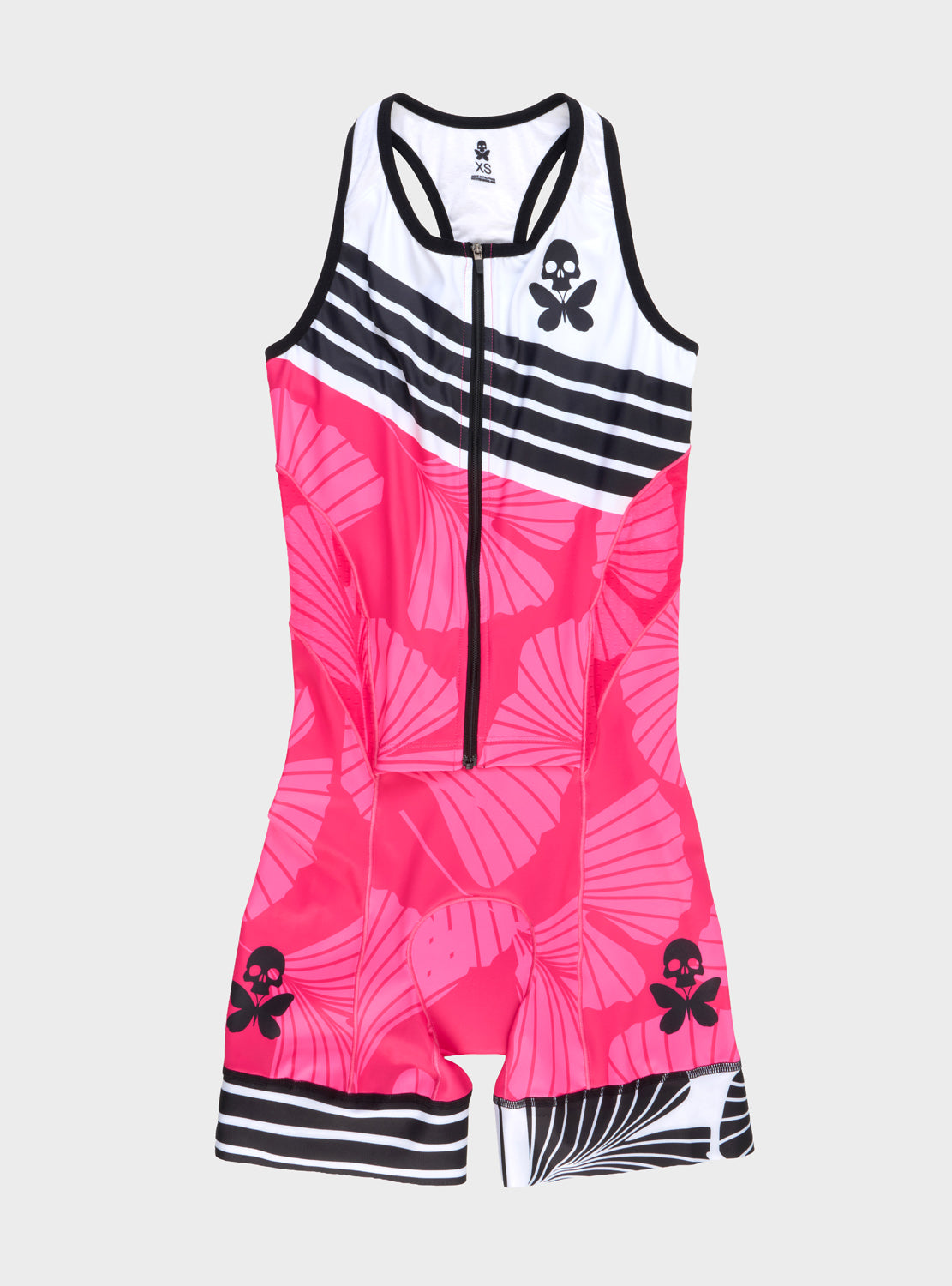 betty designs ginkgo sleeveless one piece triathlon race suit for women