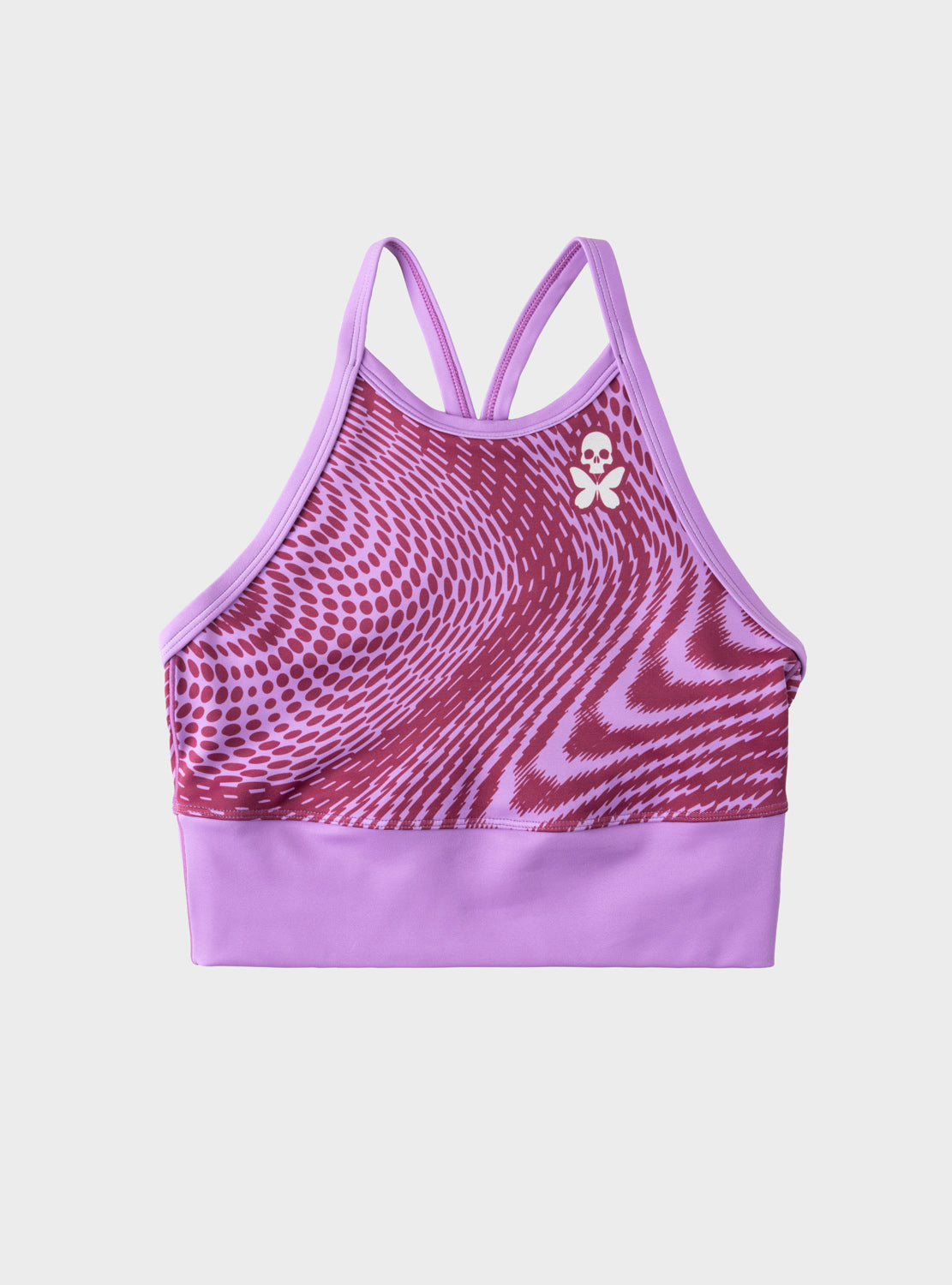 betty designs hypnotic run crop  for women