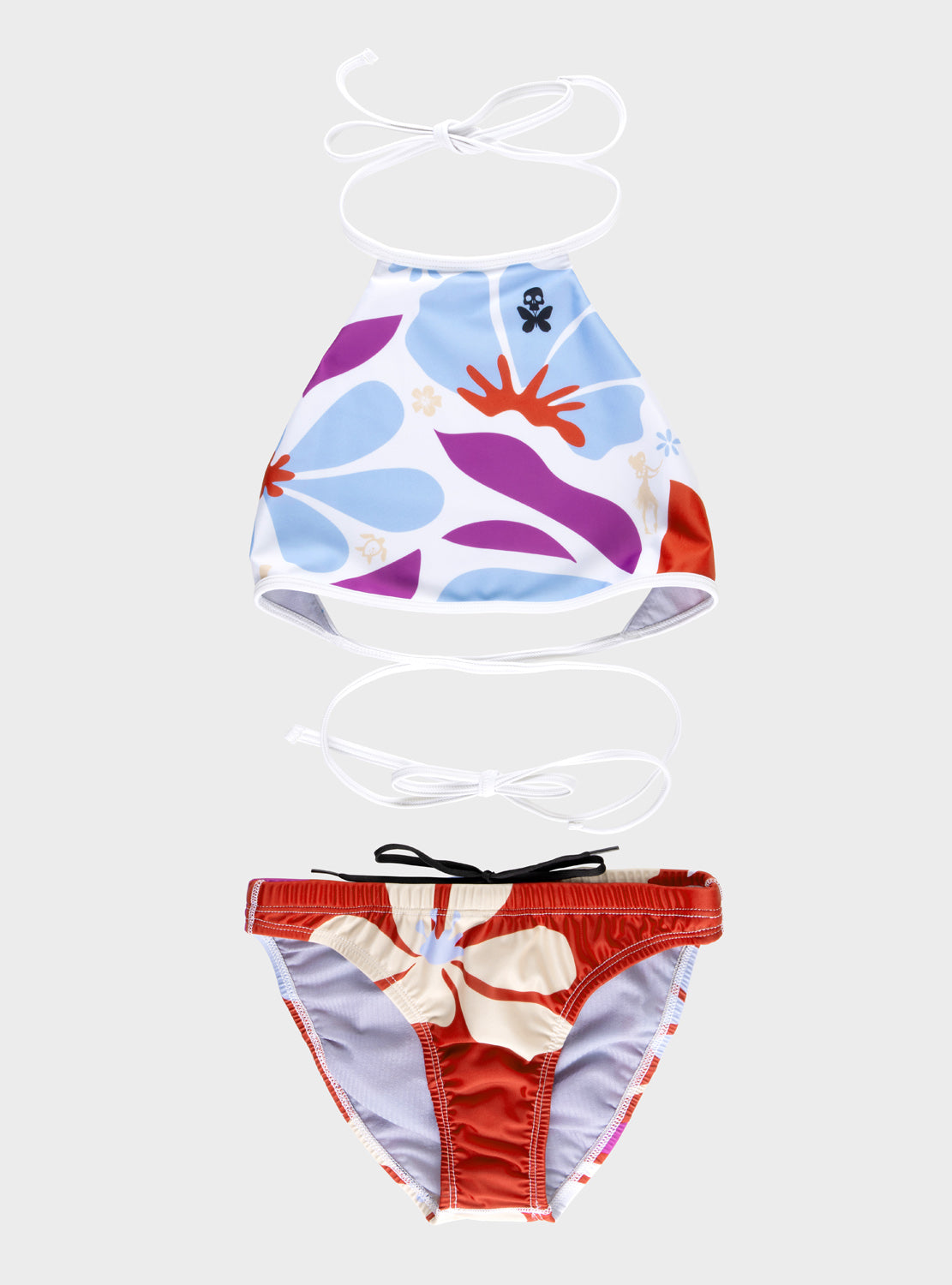 betty designs halter performance bikini for women