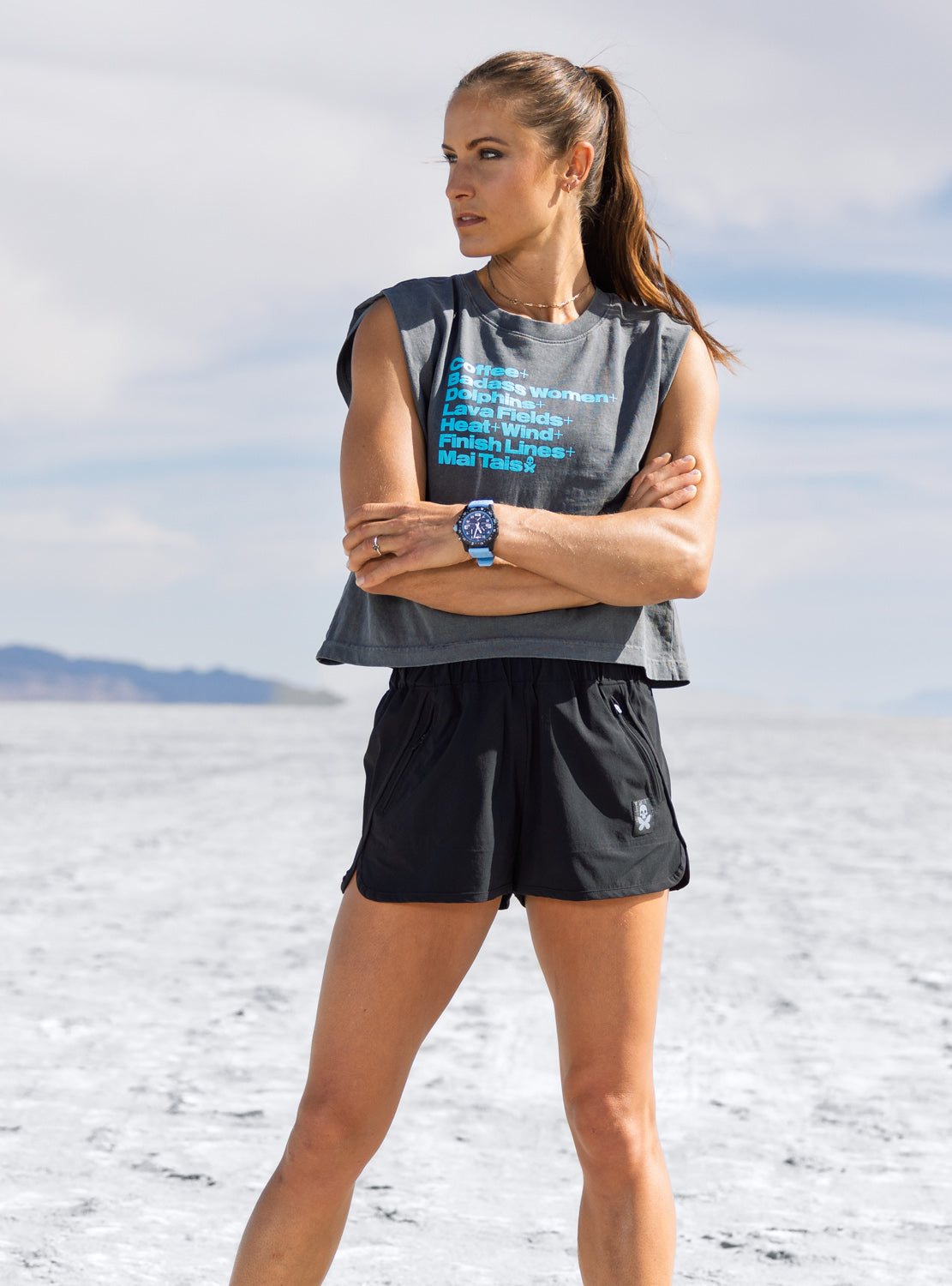 betty designs muscle tee for women