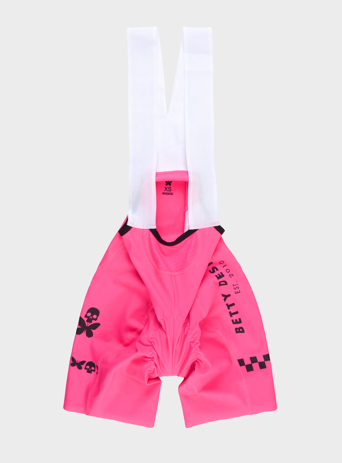 betty designs pink betty  cycling bib short for women