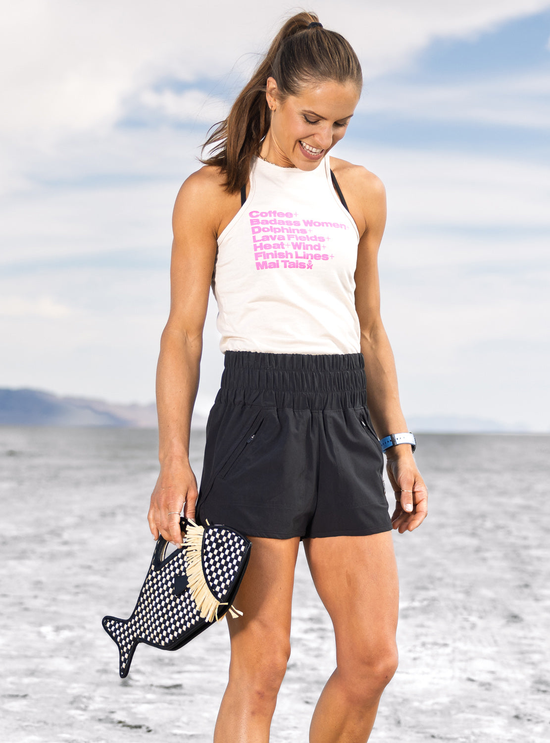 betty designs womens racerneck tank kona graphics