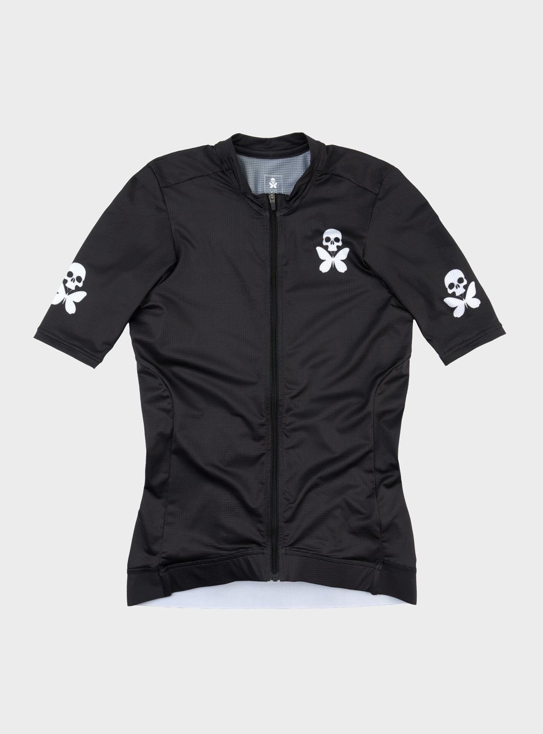 betty designs black cycling jersey for women