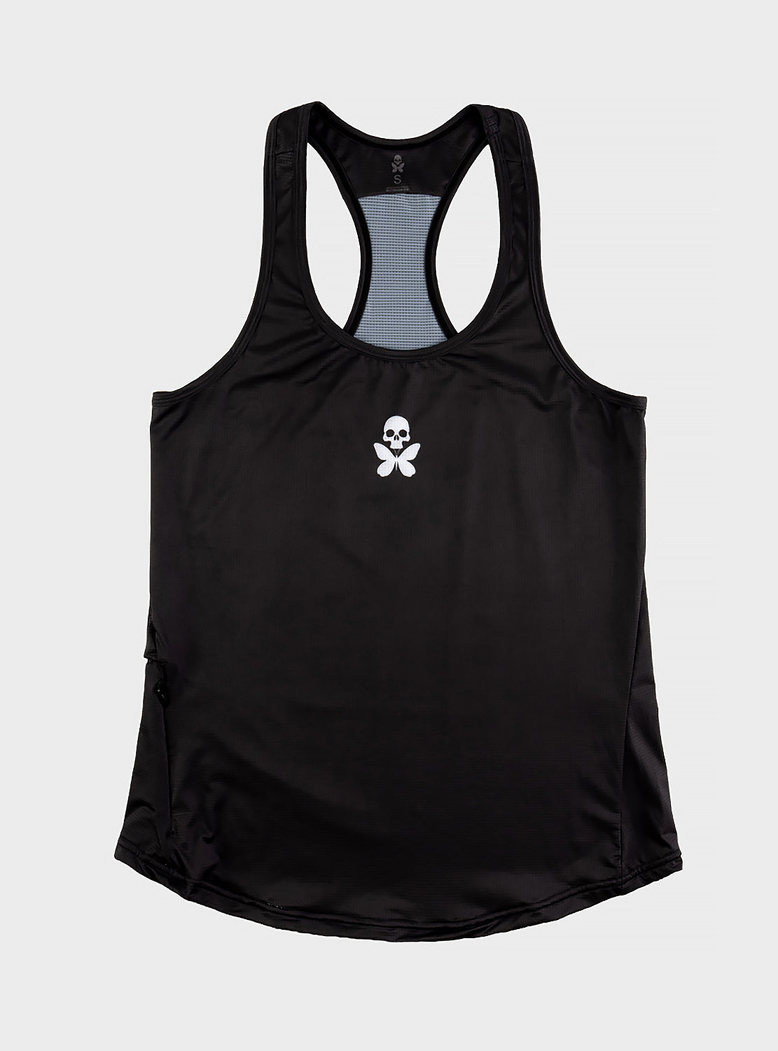 betty designs mesh run tank singlet for women