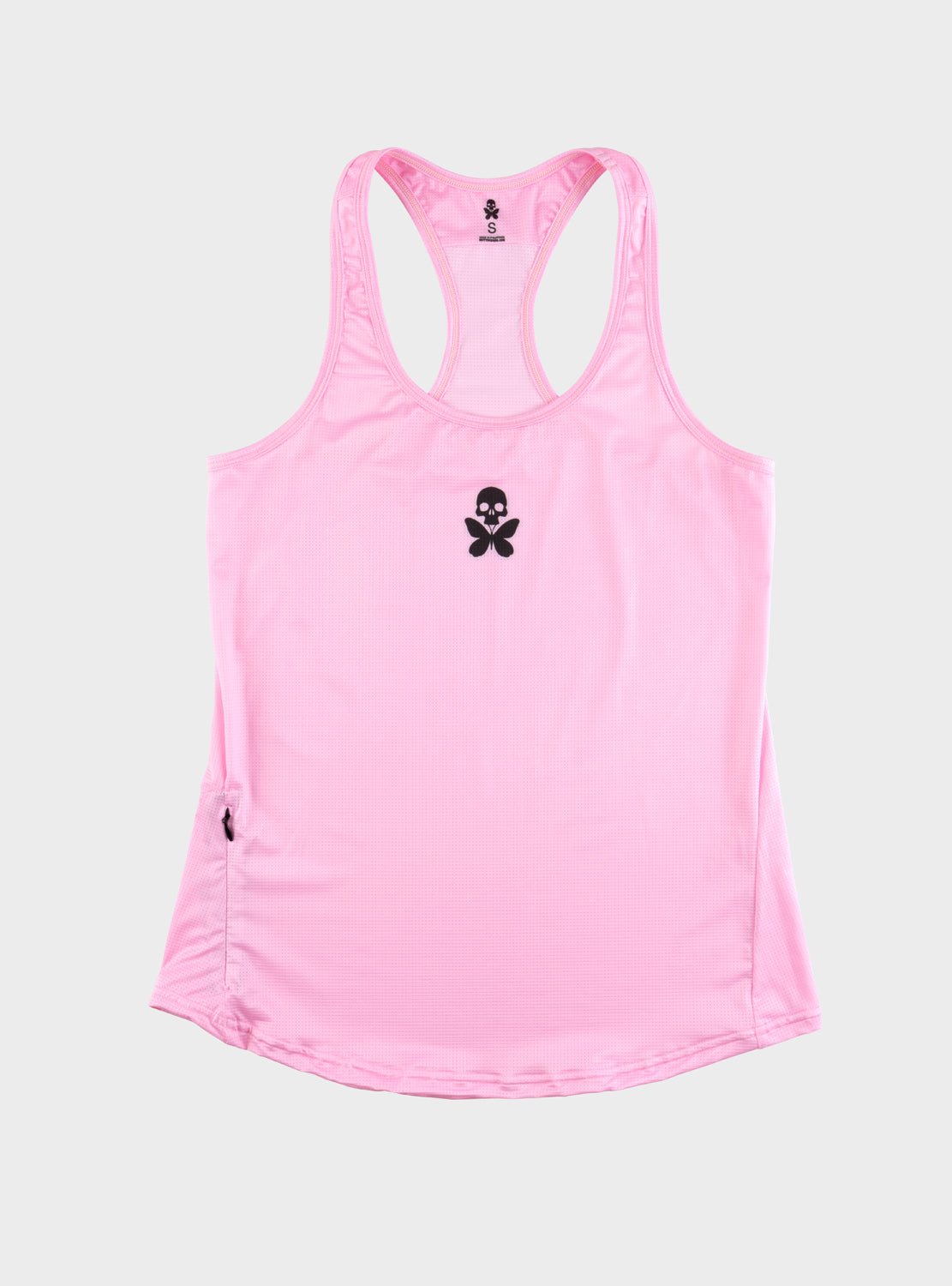 betty designs mesh racer back run tank for women