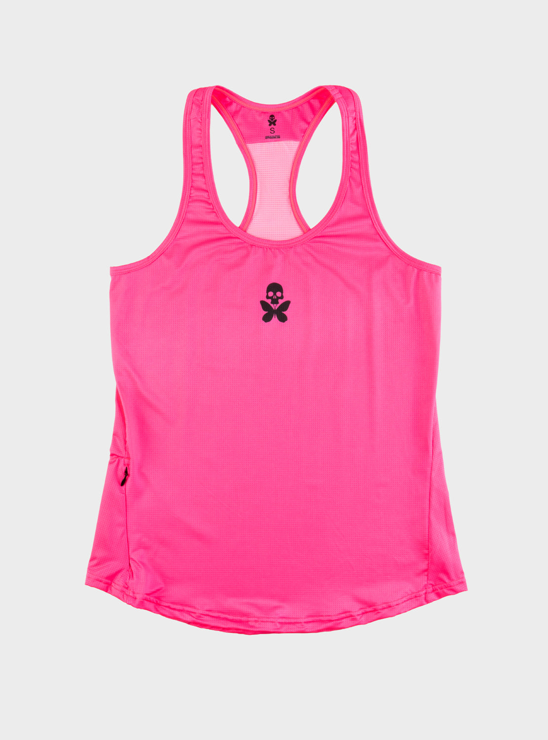 betty designs mesh racer back run tank for women