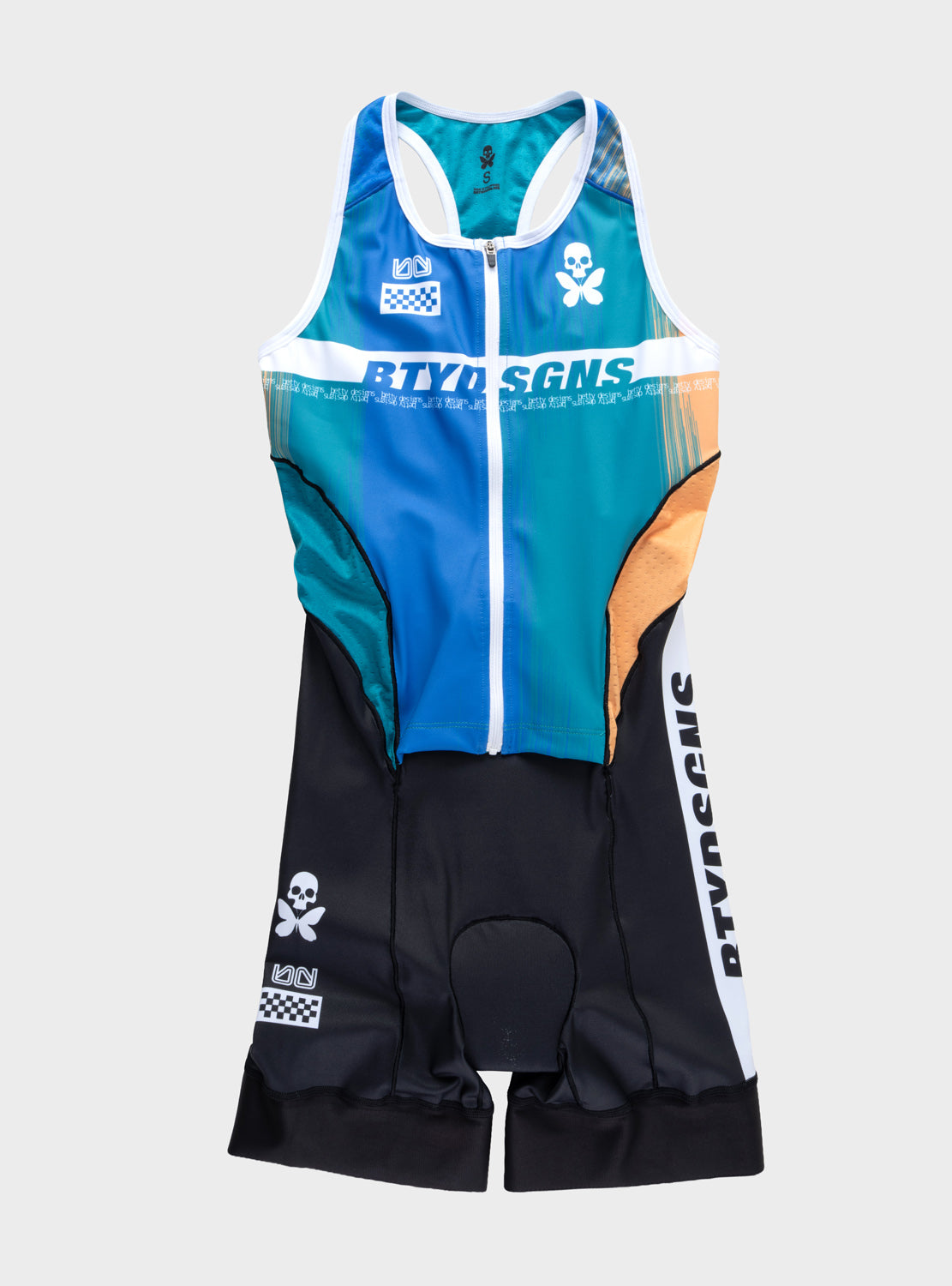 betty designs team issue sleeveless triathlon one piece suit for women