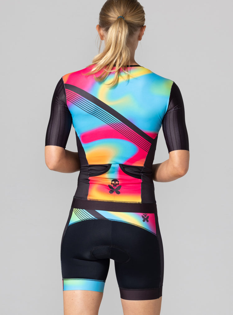 Triathlon Tops | womens tri top and shorts | Betty Designs