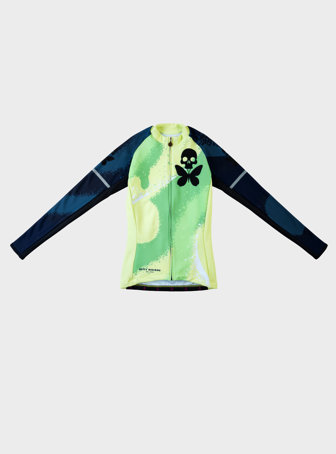 betty designs urban long sleeve thermal cycling jersey for women
