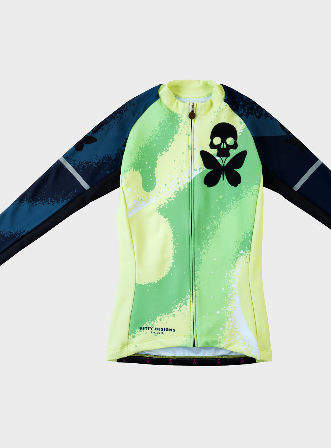 betty designs urban long sleeve thermal cycling jersey for women