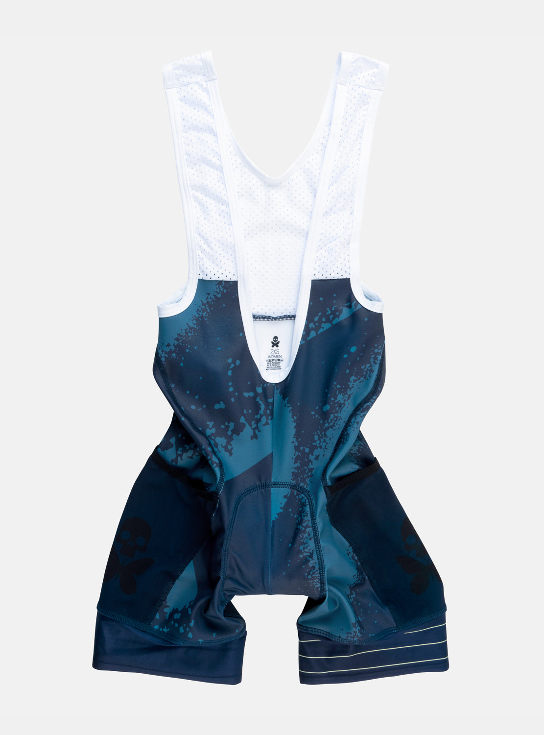 betty designs urban gravel bib cycling short for women