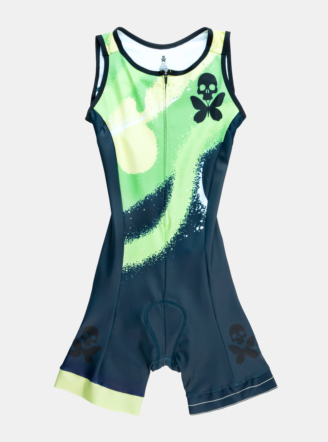 betty designs urban sleeveless triathlon skin suit for women