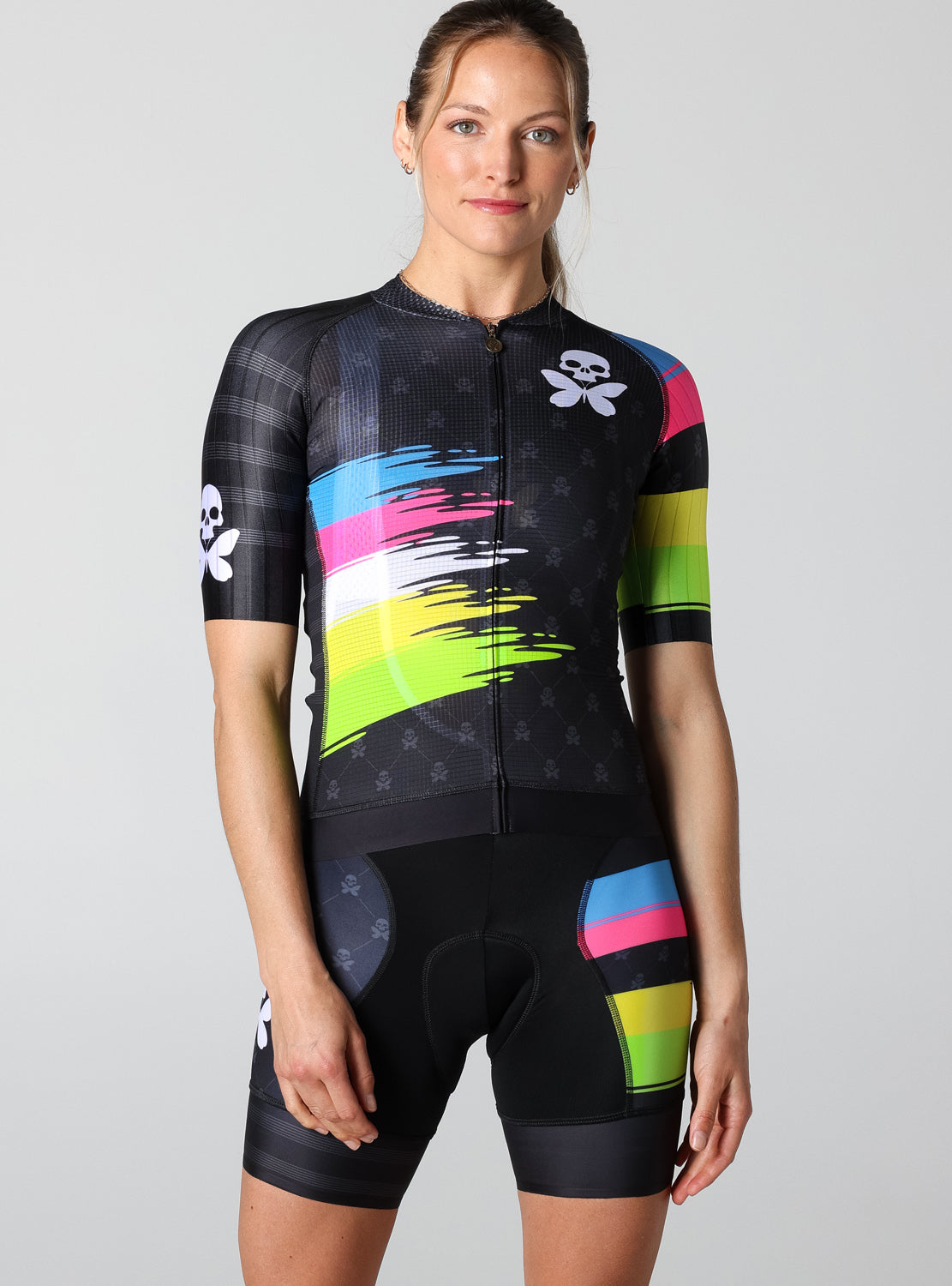 betty designs world champs cycle jersey and shorts for women