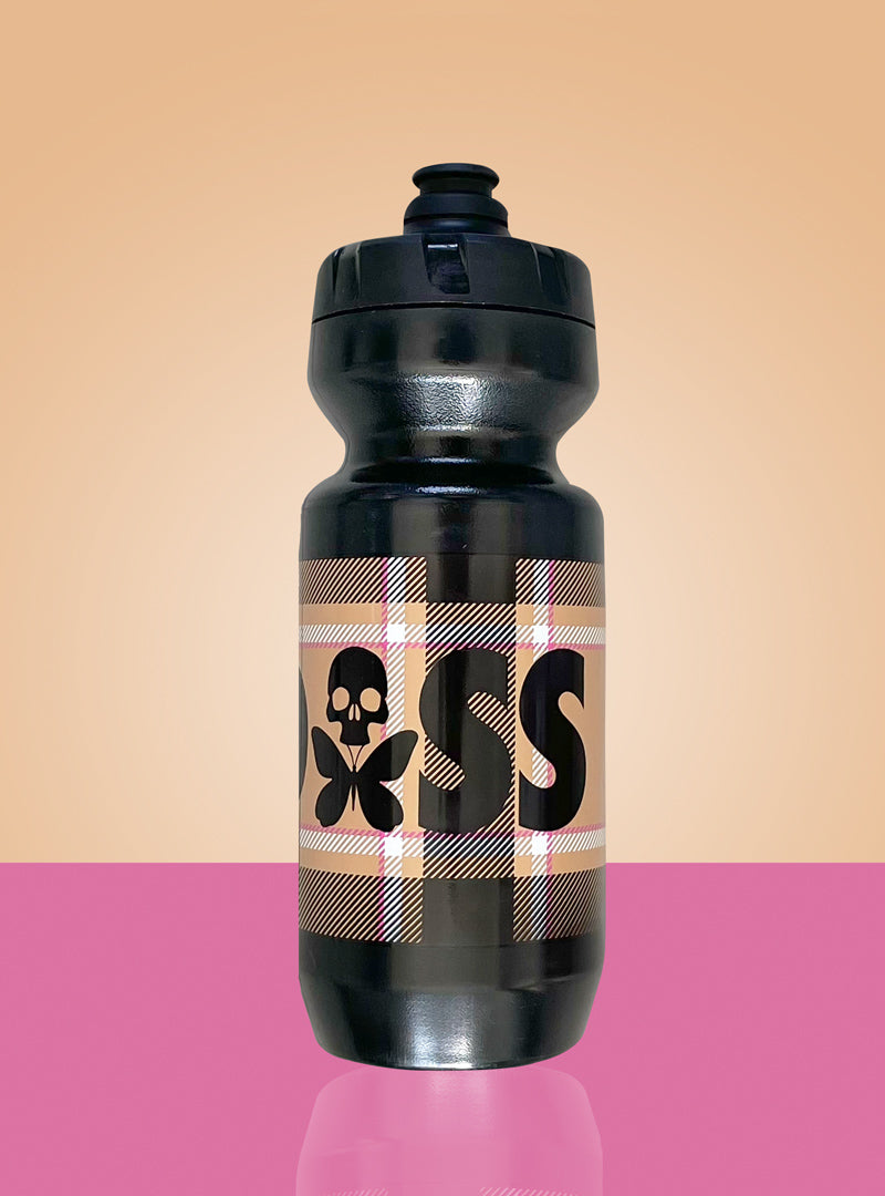 betty designs plaid water bottle