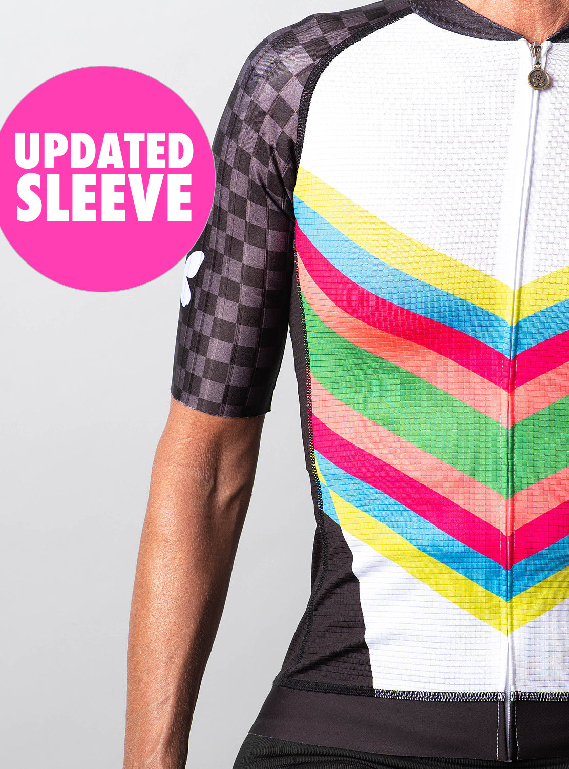 Chevron Race Fit Cycle Jersey