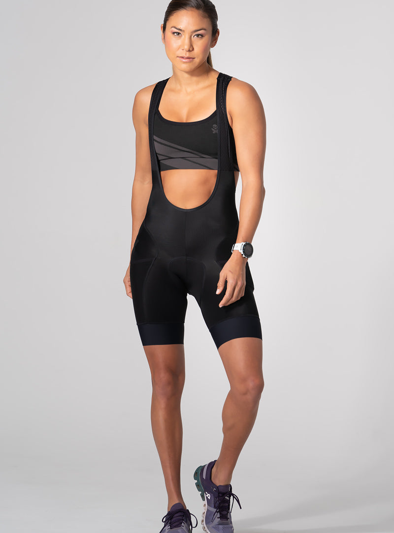 betty designs luxe onyx gravel bib short