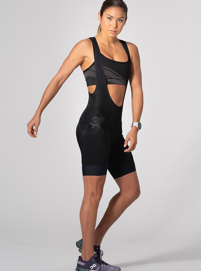 betty designs luxe onyx gravel bib short