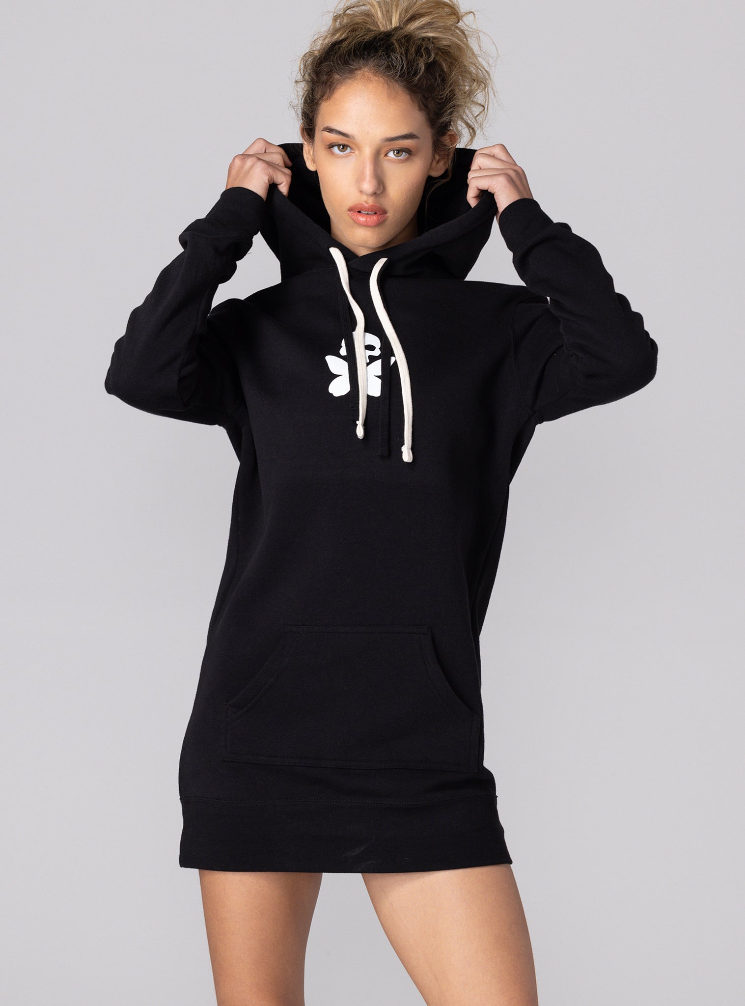 betty designs tattoo hoodie dress