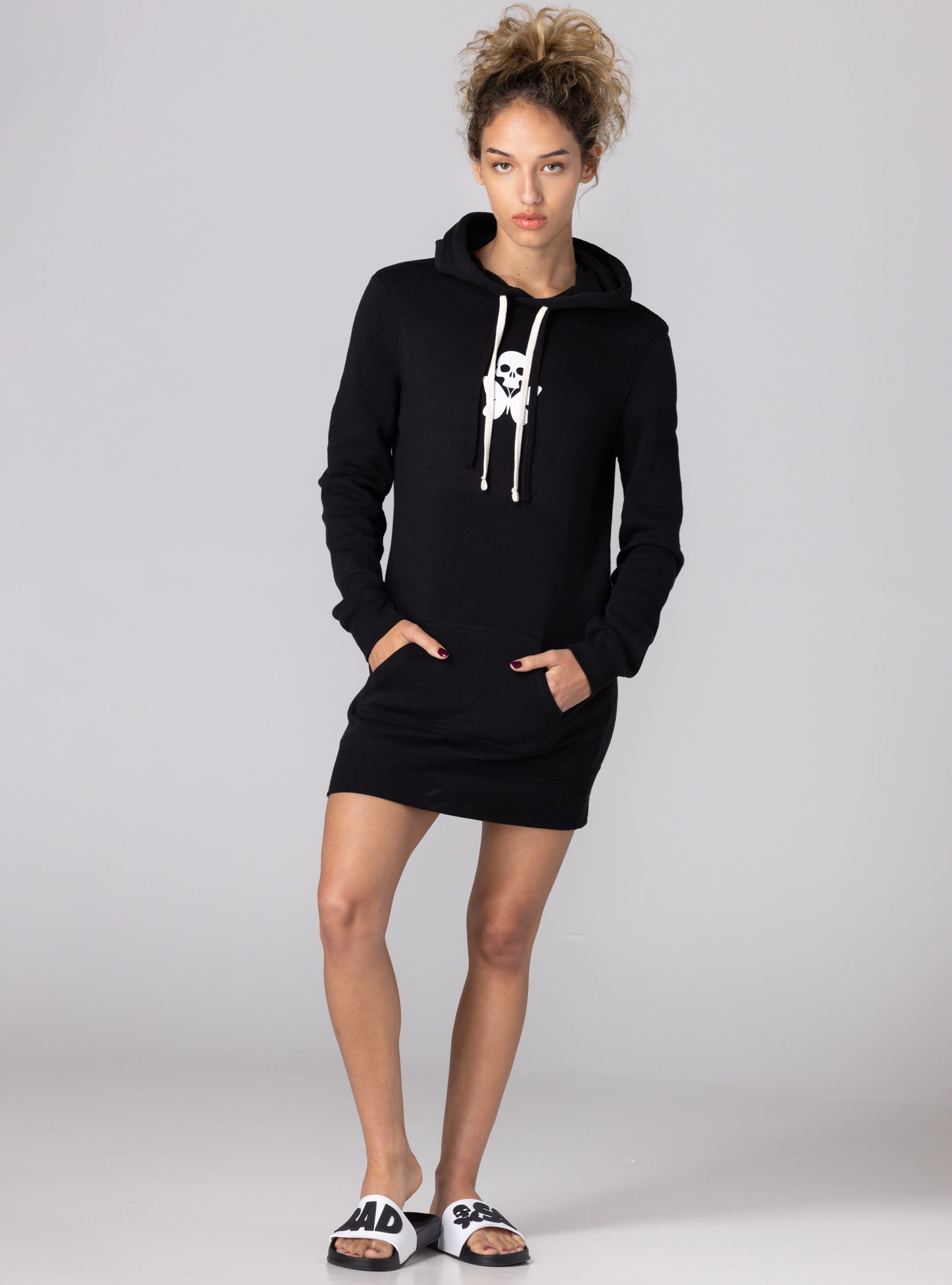 betty designs tattoo hoodie dress